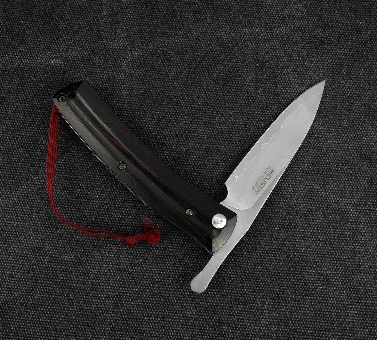 Nóż składany Mcusta Friction Folder VG-10 z rękojeścią z drewna pakka 7,5 cm — zdjęcie 3