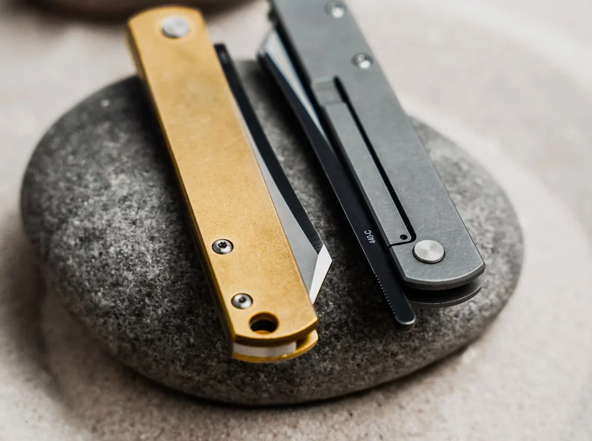 Nóż składany Böker Plus Zenshin 42 Brass — zdjęcie 7