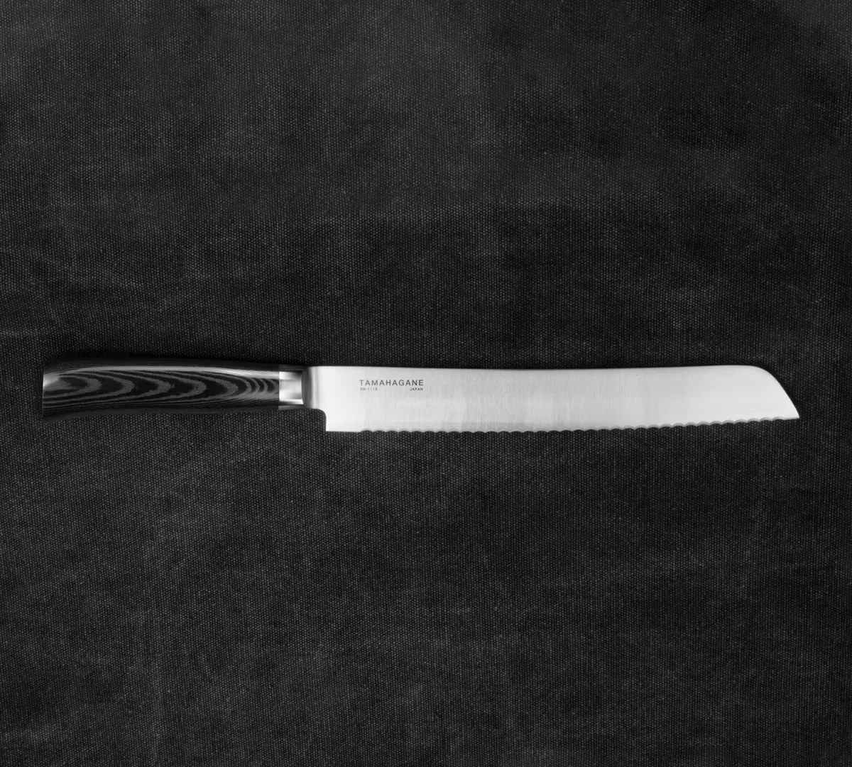Tamahagane SAN Black VG-5 Nóż do chleba 23 cm — zdjęcie 2