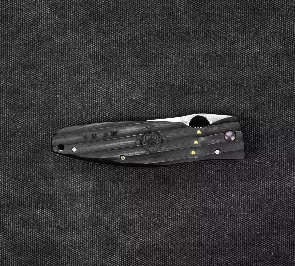 Mcusta Fusion Sengoku Black Micarta SG2 8,6 cm — zdjęcie 4