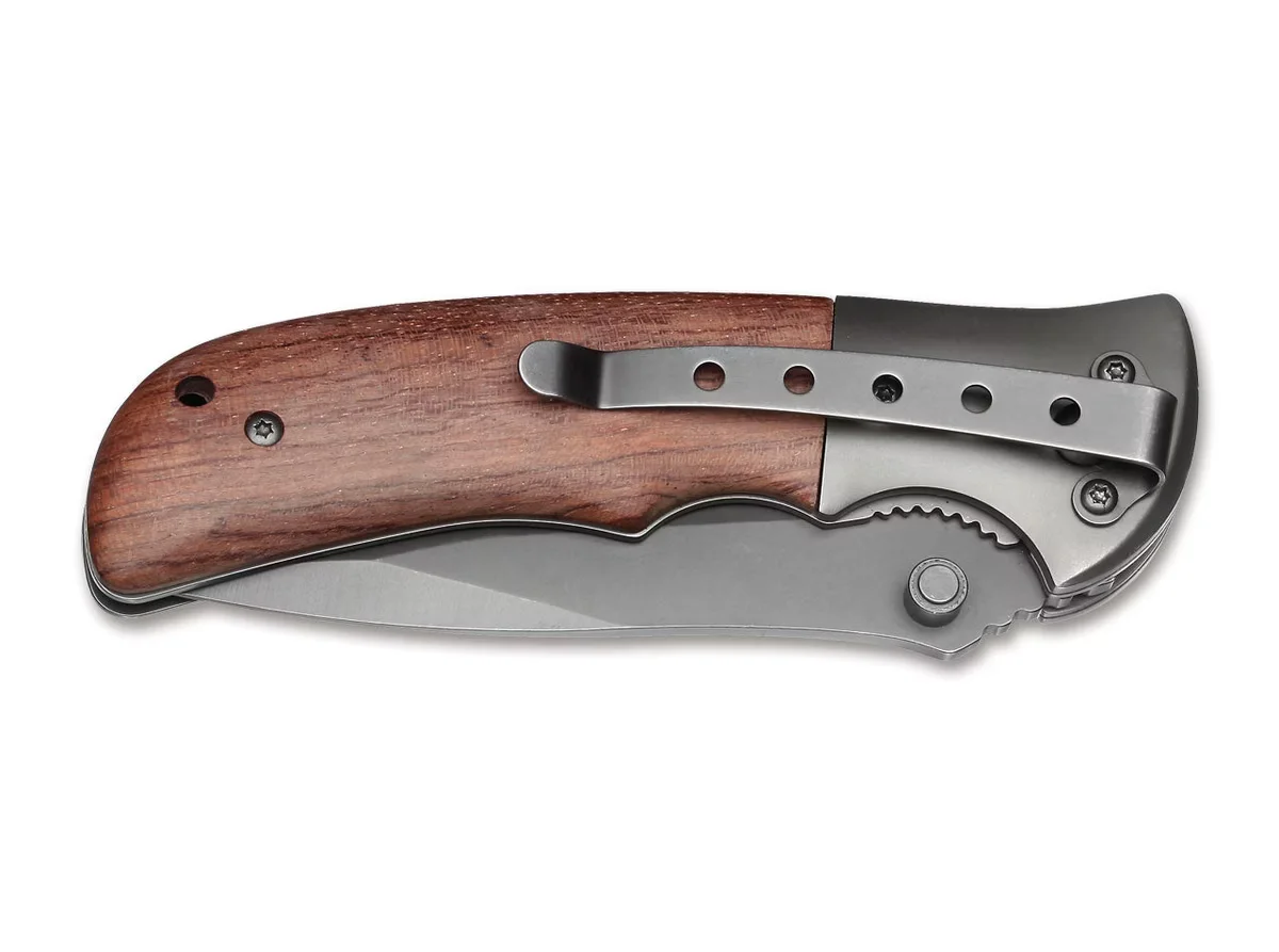 Nóż składany Boker Magnum Co-Operator z drewnianą rękojeścią — zdjęcie 2