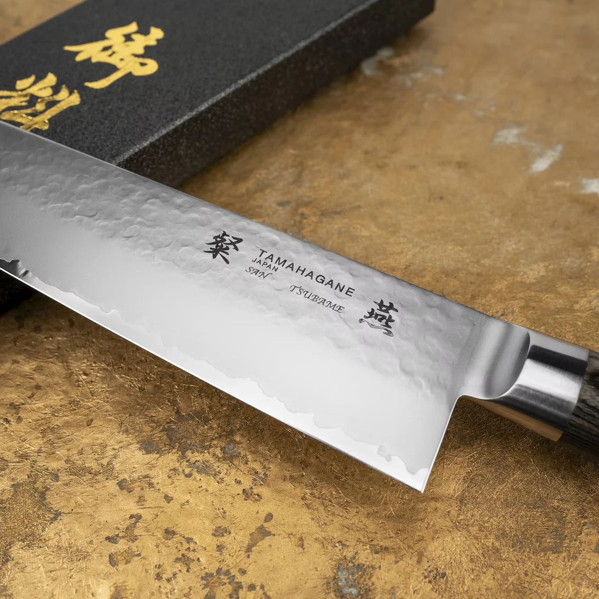 Tamahagane Tsubame Black VG-5 Nóż Szefa Kuchni 24 cm — zdjęcie 2