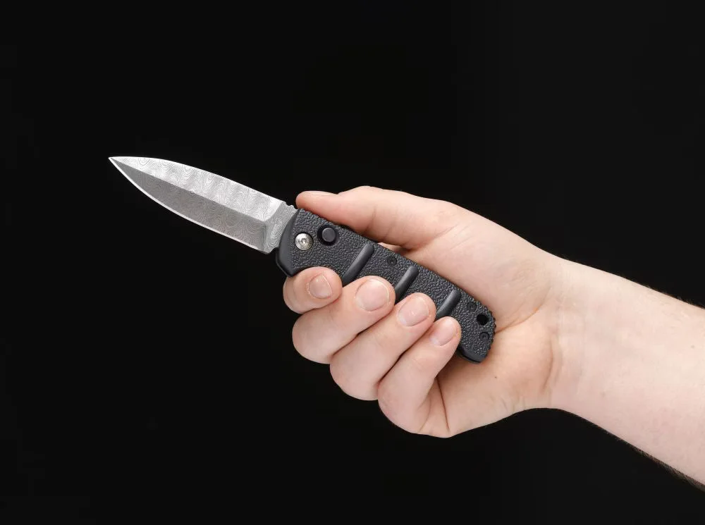 Nóż automatyczny Böker Plus Kalashnikov Damast Auto, ostrze 8.5 cm — zdjęcie 5