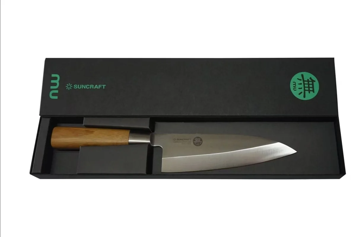 Suncraft MU BAMBOO Nóż Deba 16.5 cm — zdjęcie 3