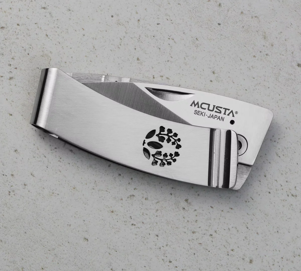 Mcusta Money Klip Fuji Nóż Składany AUS-8 Ostrze 5 cm — zdjęcie 6