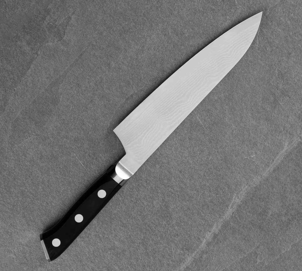 Mcusta Zanmai Classic Damascus VG-10 Pakka Nóż szefa 18 cm — zdjęcie 6