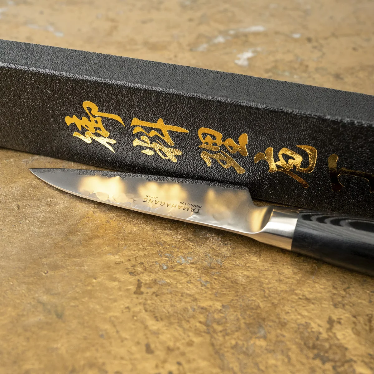 Tamahagane Tsubame Black VG-5 Nóż do obierania 9 cm — zdjęcie 5