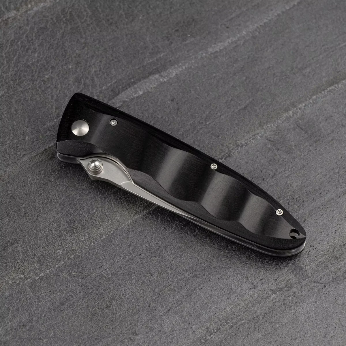 Mcusta Classic Wave Black Pakka VG-10 Nóż Składany 8 cm — zdjęcie 6