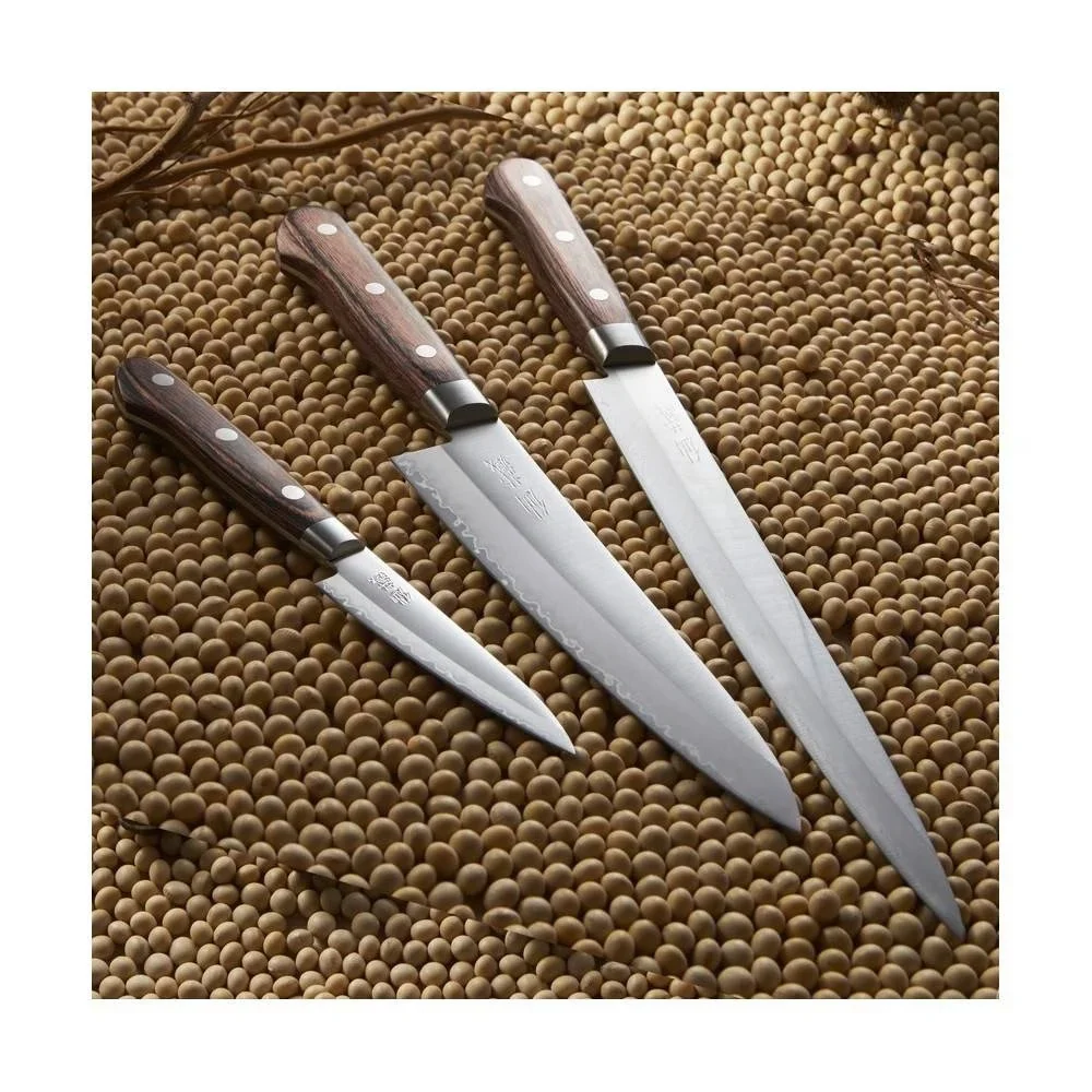 Suncraft SENZO CLAD Nóż Kuchenny Nakiri AUS-10 18 cm — zdjęcie 5