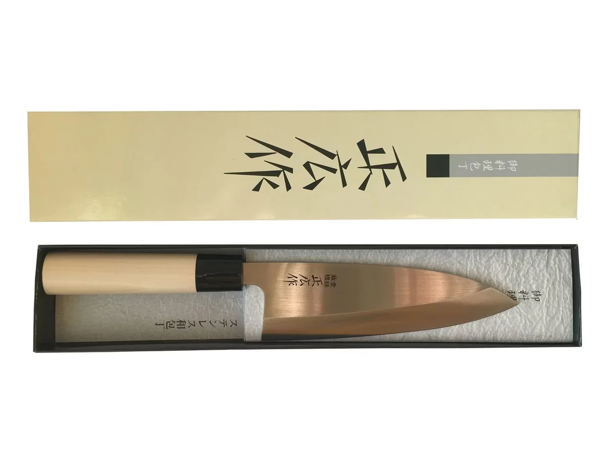 Masahiro MS-8 Deba - Japoński Nóż do Ryb i Mięsa, Ostrze 16.5 cm — zdjęcie 2