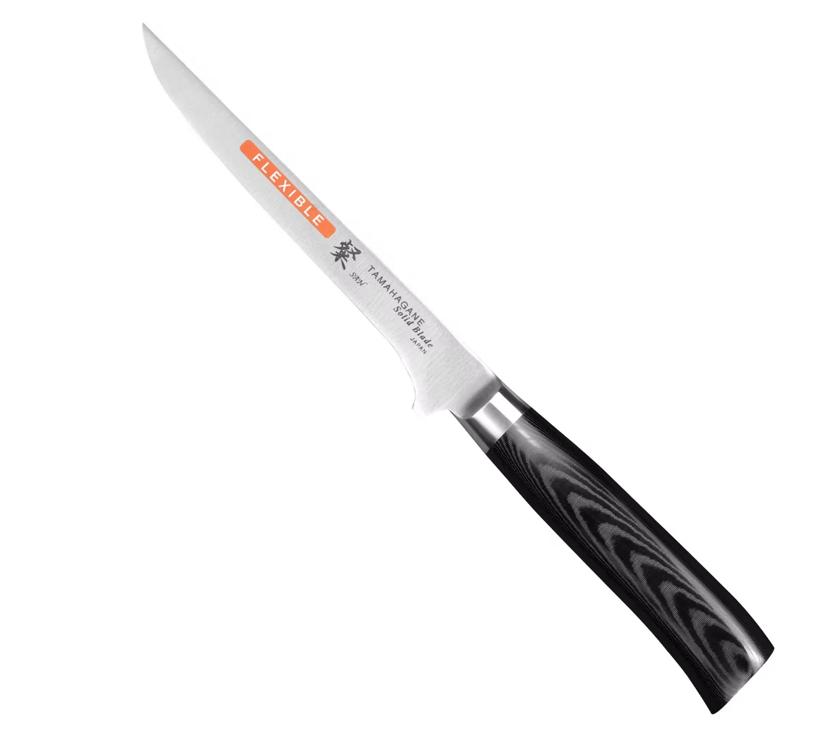 Tamahagane SAN Black VG-5 Nóż do wykrawania elastyczny 16 cm
