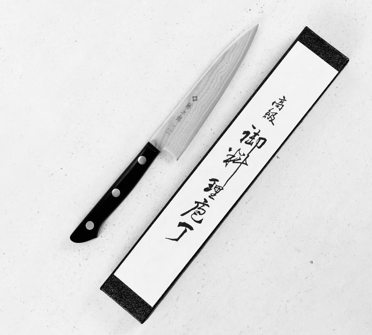 Tojiro Basic Damascus VG-10 Nóż uniwersalny 13,5 cm — zdjęcie 2