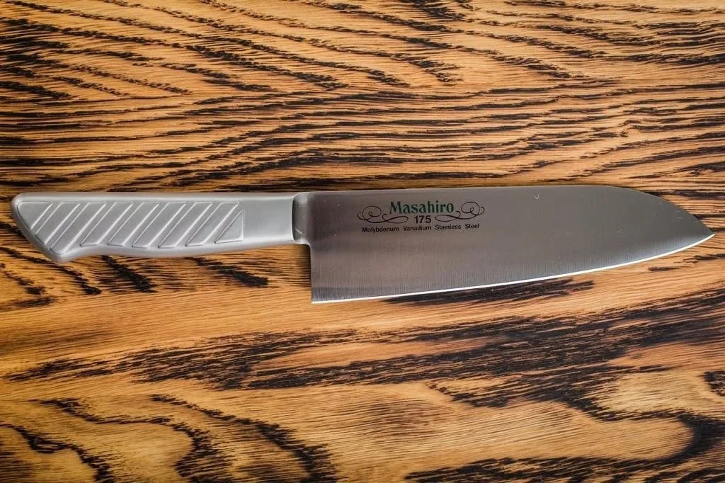 Masahiro MV-S Nóż Santoku MBS-26 17.5 cm Stal nierdzewna — zdjęcie 4