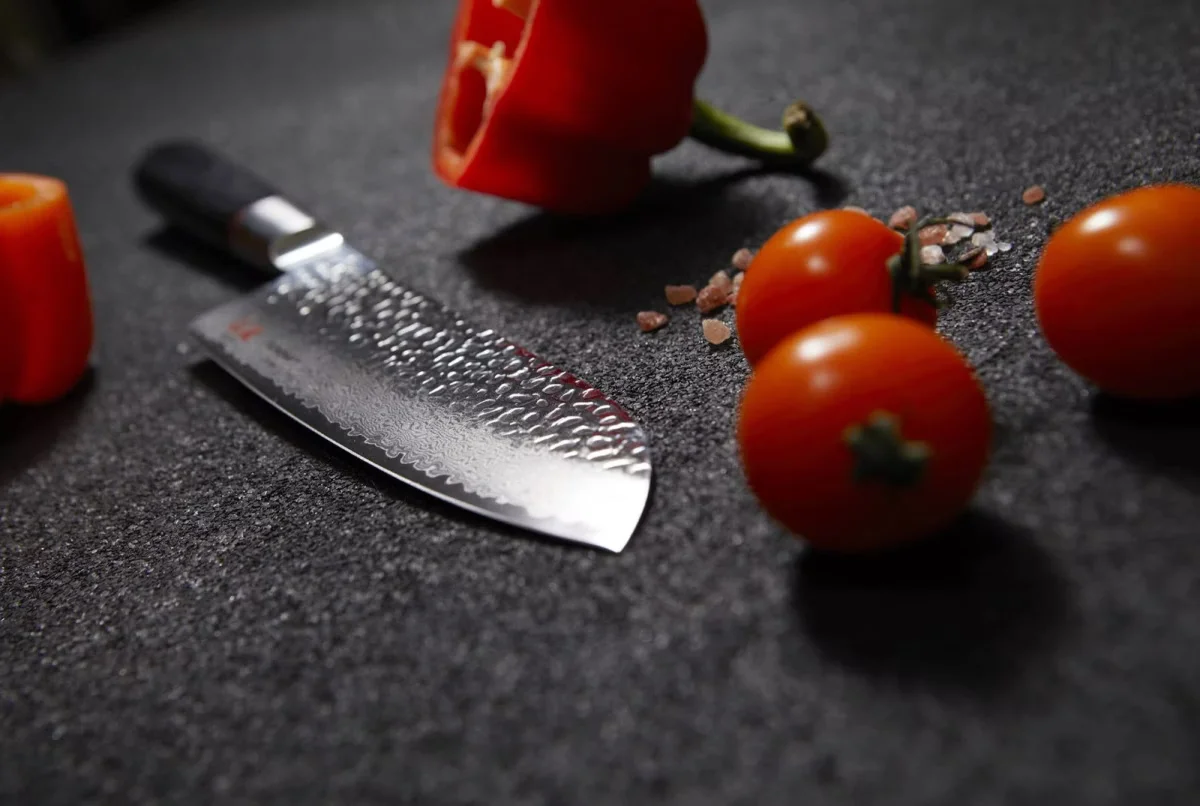 Suncraft SENZO CLASSIC Santoku Mały - Ostrze 14.3 cm — zdjęcie 2