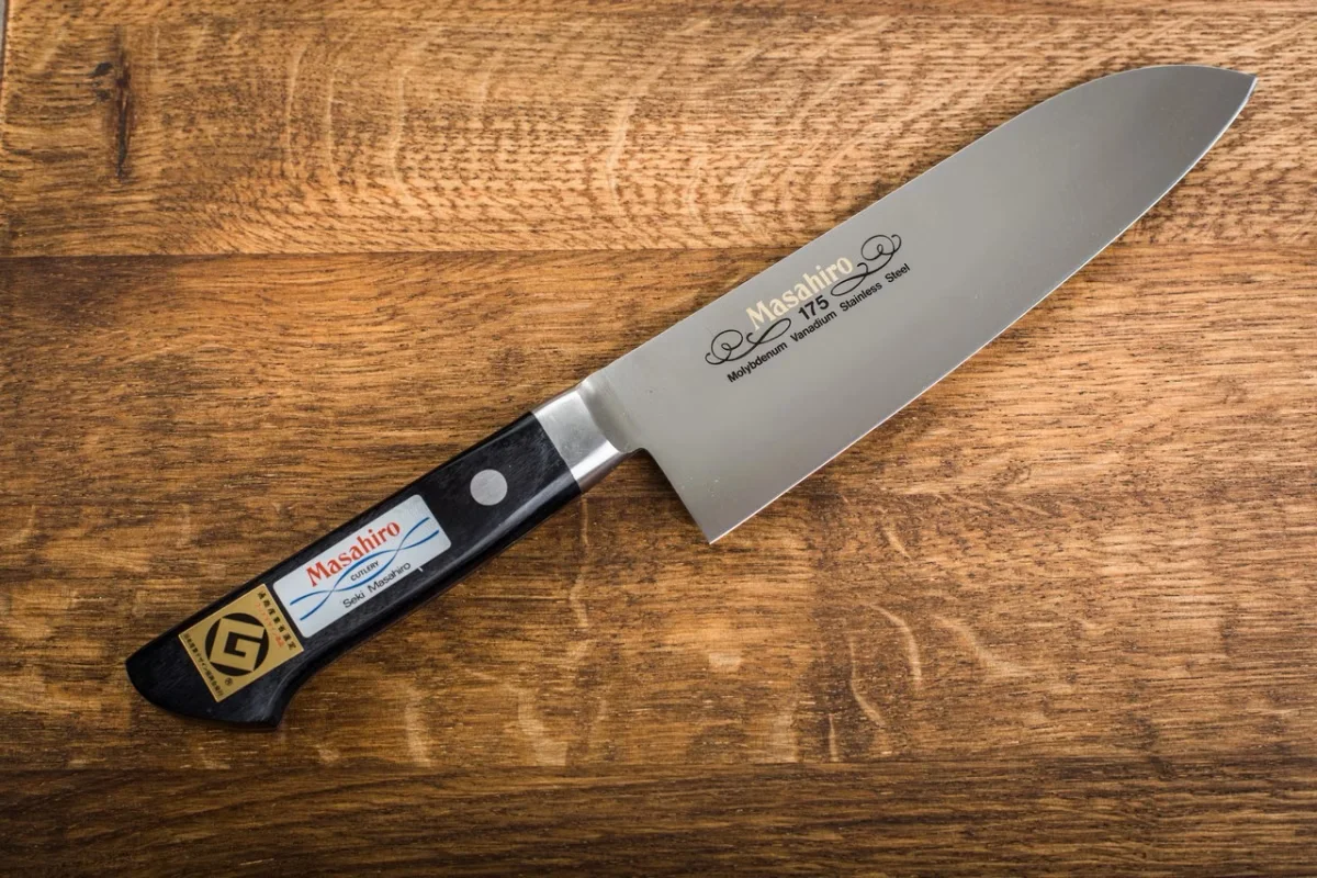 Masahiro MV Santoku Nóż Kuchenny 17.5 cm — zdjęcie 2