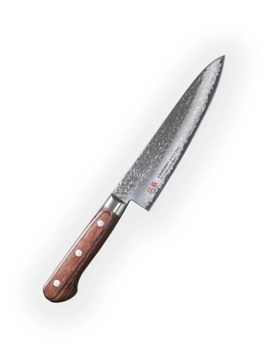 Nóż Suncraft SENZO UNIVERSAL Gyuto 180 mm ze Stali Damasceńskiej VG-10