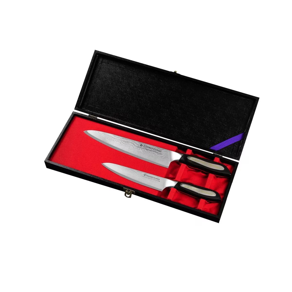 Tojiro Flash Zestaw: Nóż Szefa Kuchni 21 cm i Nóż Uniwersalny 15 cm — zdjęcie 9