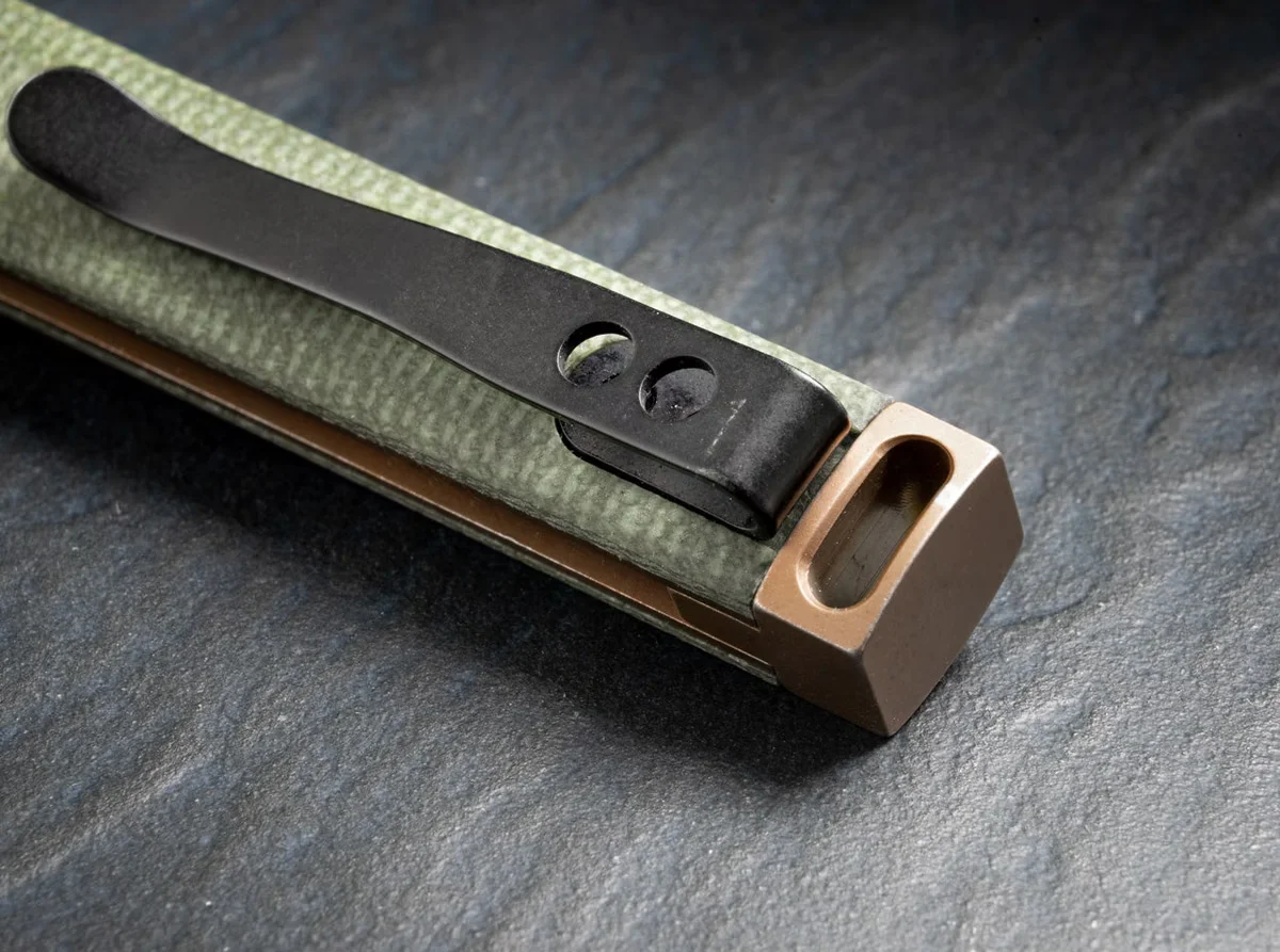 Nóż składany Boker Plus Kaizen Green Canvas Micarta — zdjęcie 4