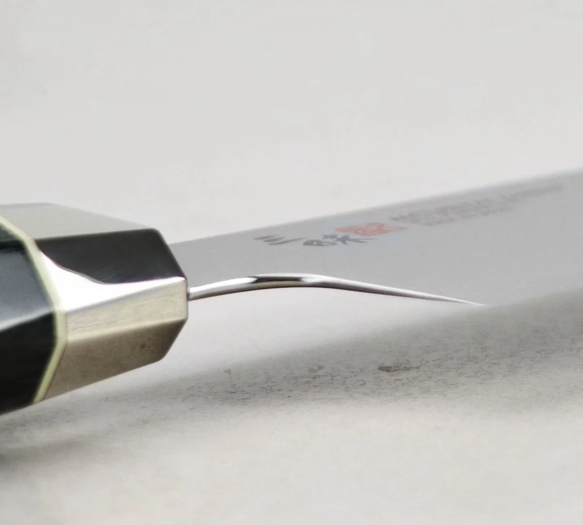 Mcusta Zanmai Green Revolution Nóż Ko-Santoku ze stali SPG2, 15 cm — zdjęcie 8