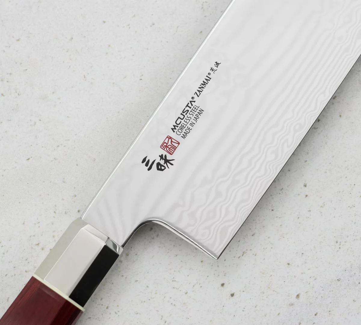 Mcusta Zanmai VG-10 Ultimate Aranami Nóż Nakiri 16,5 cm — zdjęcie 3