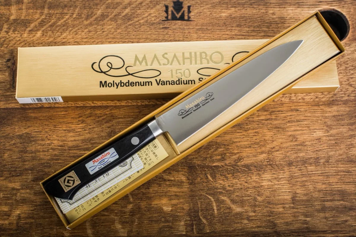 Masahiro MV Nóż Utility 15 cm — zdjęcie 3