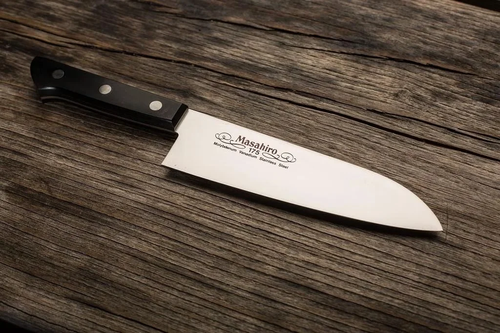 Masahiro BWH Santoku - Nóż uniwersalny 17.5 cm — zdjęcie 7
