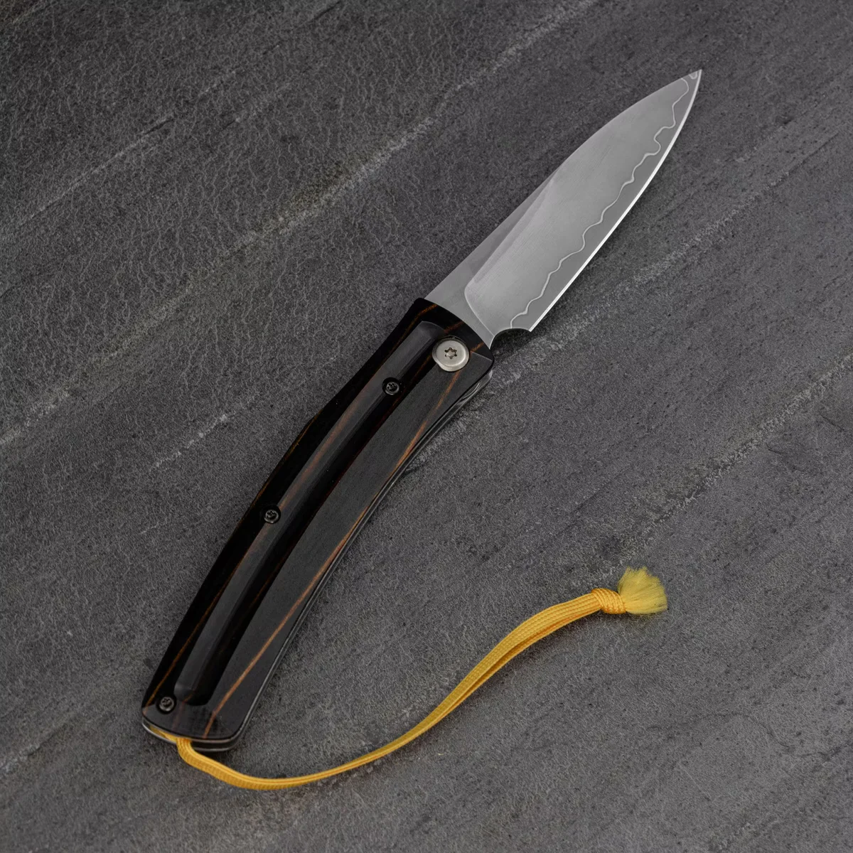 Mcusta Friction Folder Nóż Składany Czarno-Żółty VG-10 7,5 cm — zdjęcie 6