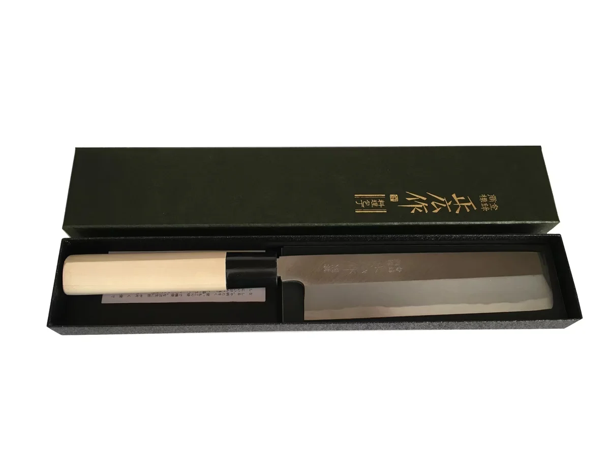 Masahiro Bessen Usuba Nóż do Warzyw Stal Węglowa 15.5 cm — zdjęcie 2