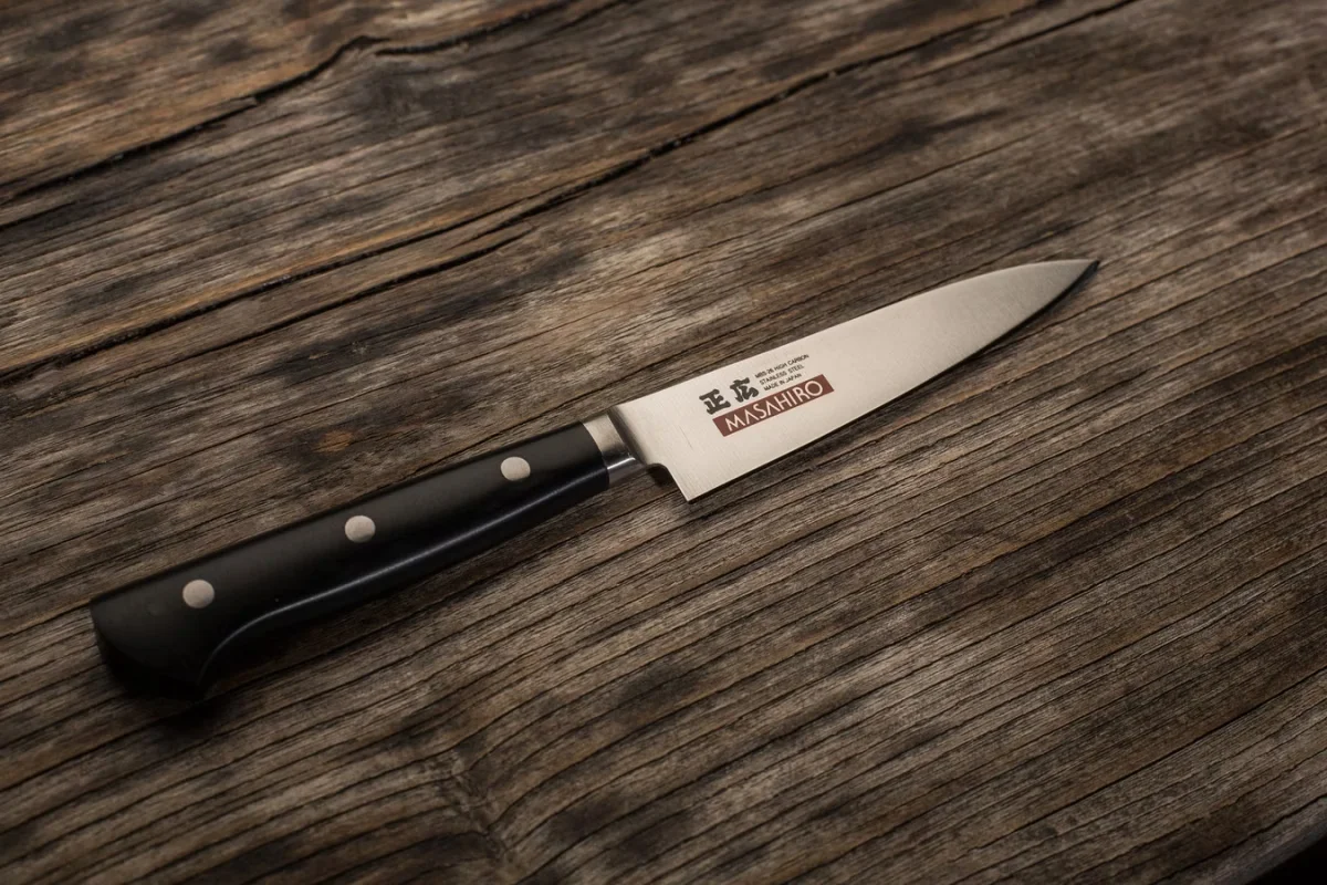 Nóż kuchenny Masahiro MV-H Utility 12 cm — zdjęcie 6