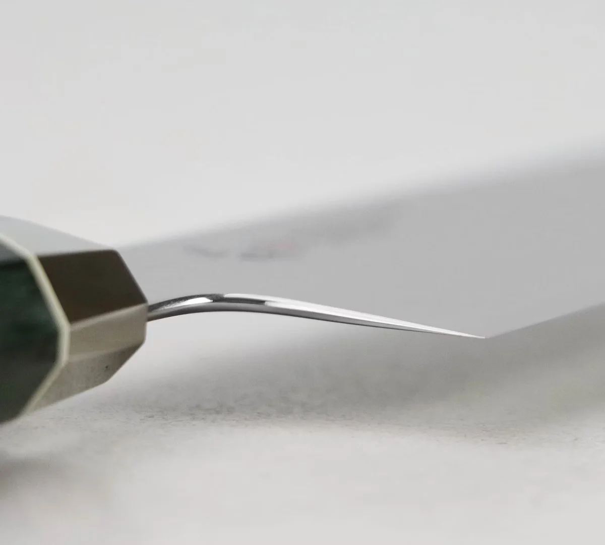Mcusta Zanmai Green Revolution SPG2 Nóż Santoku 18 cm — zdjęcie 8