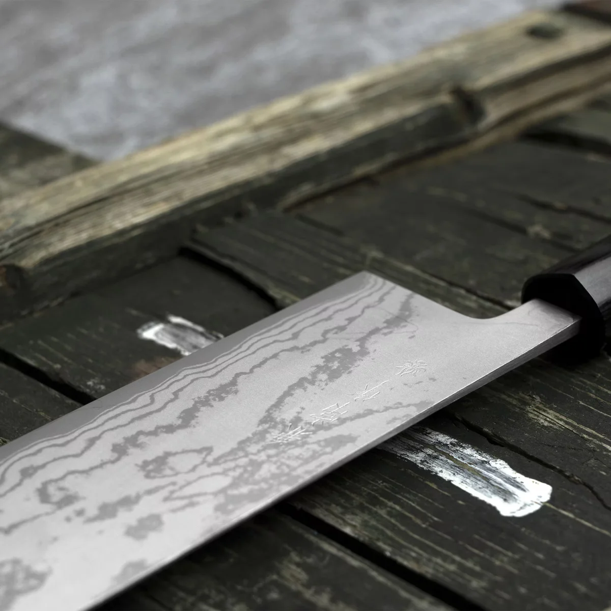 Kanetsune 400 Shirogami#2 Nóż Nakiri Japoński do Warzyw 16,5 cm — zdjęcie 10