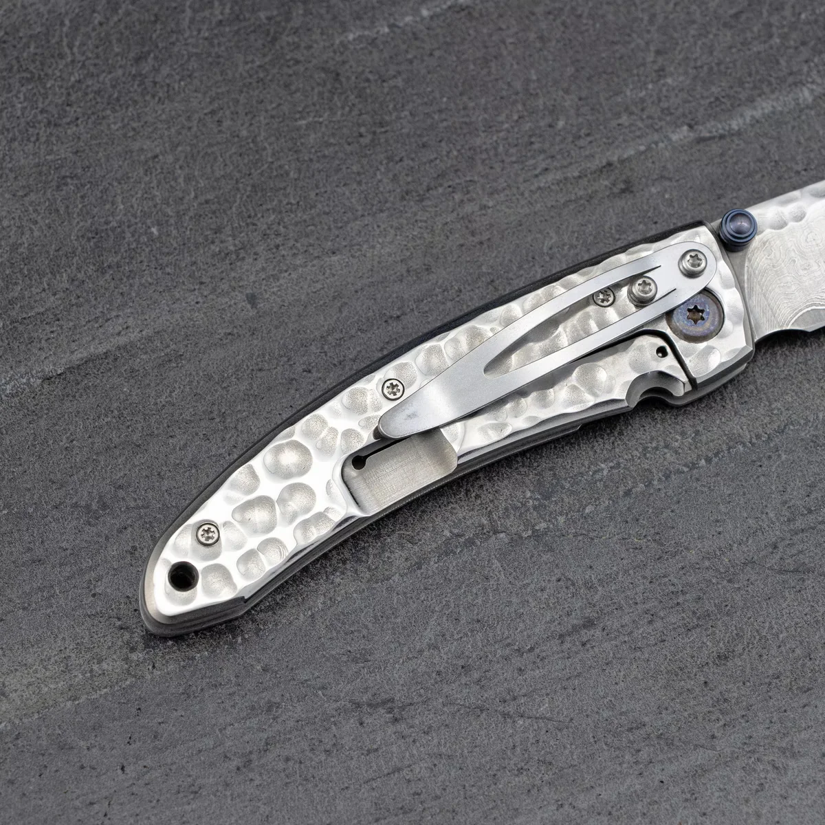 Mcusta Shinra Small Tsuchi Damascus VG-10 Nóż Składany 6,5 cm — zdjęcie 7