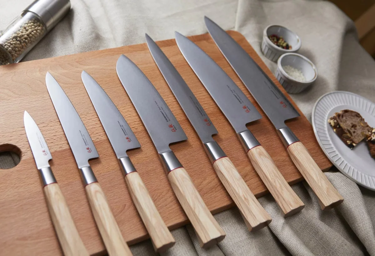 Suncraft Senzo Twisted Octagon Nóż Szefa Kuchni 20 cm — zdjęcie 12