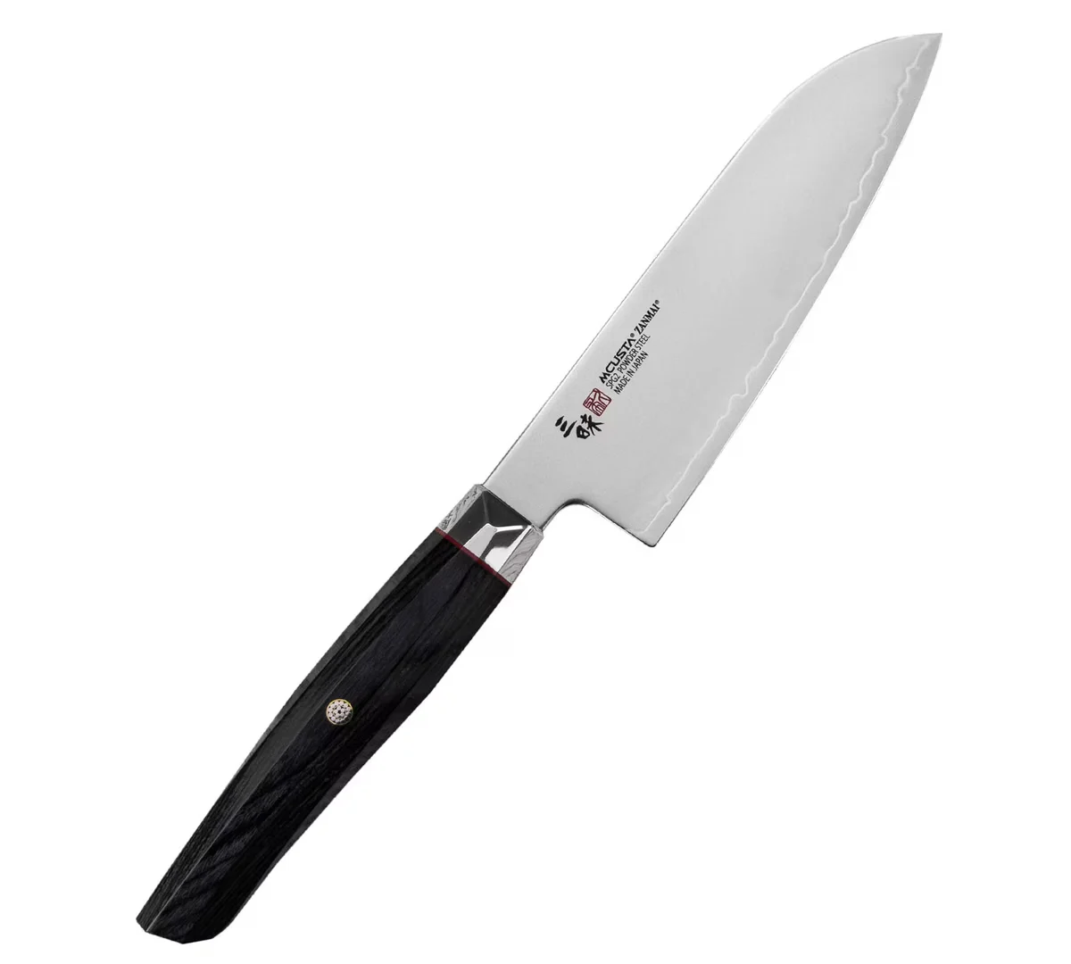 Mcusta Zanmai Revolution Nóż Santoku 15 cm ze stali SPG2