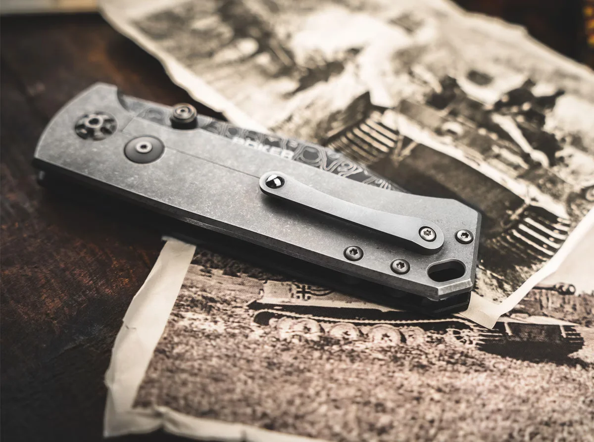 Nóż Böker Solingen Tiger-Damascus — zdjęcie 7