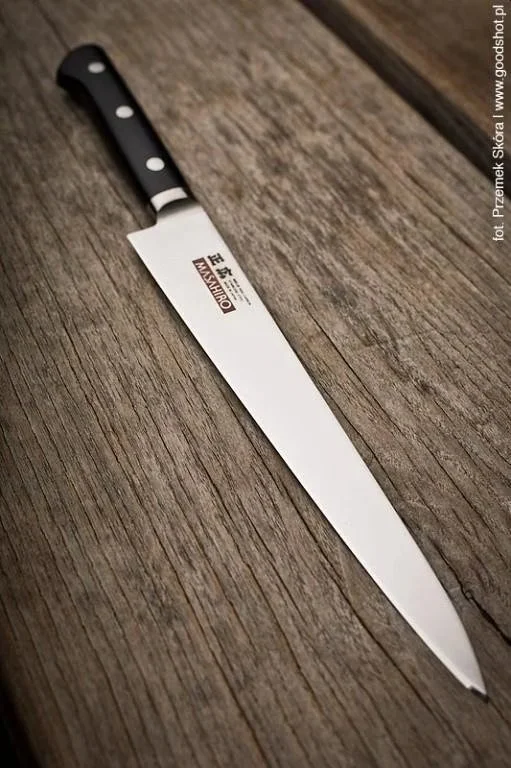 Masahiro MV-H Nóż do plastrowania Slicer 27 cm — zdjęcie 5