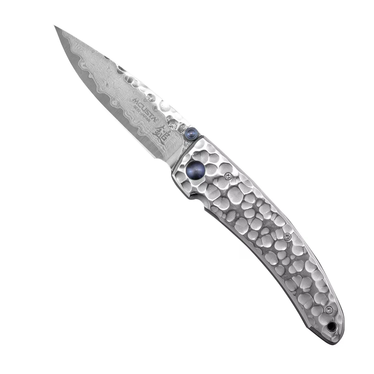 Mcusta Shinra Small Tsuchi Damascus VG-10 Nóż Składany 6,5 cm