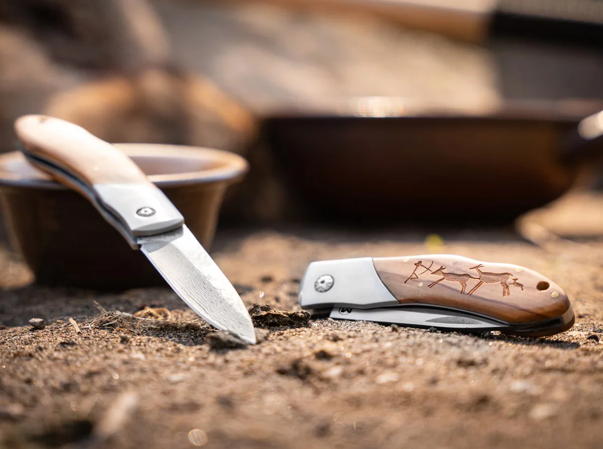 Nóż składany Boker Magnum Caveman Damast — zdjęcie 7