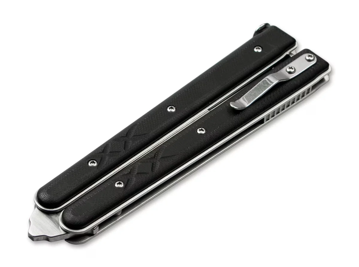 Nóż Balisong Böker Plus Tactical z Łożyskami, Duży — zdjęcie 2