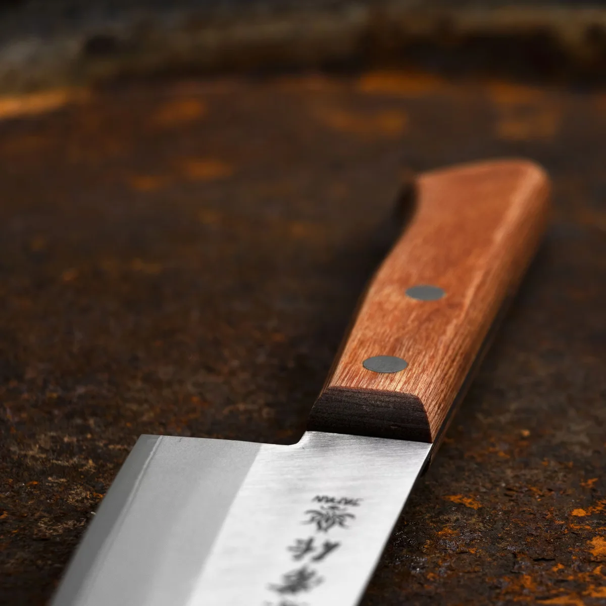 Kanetsune Seki 510 Nóż Santoku Shiro-2/SS 16,5 cm — zdjęcie 6