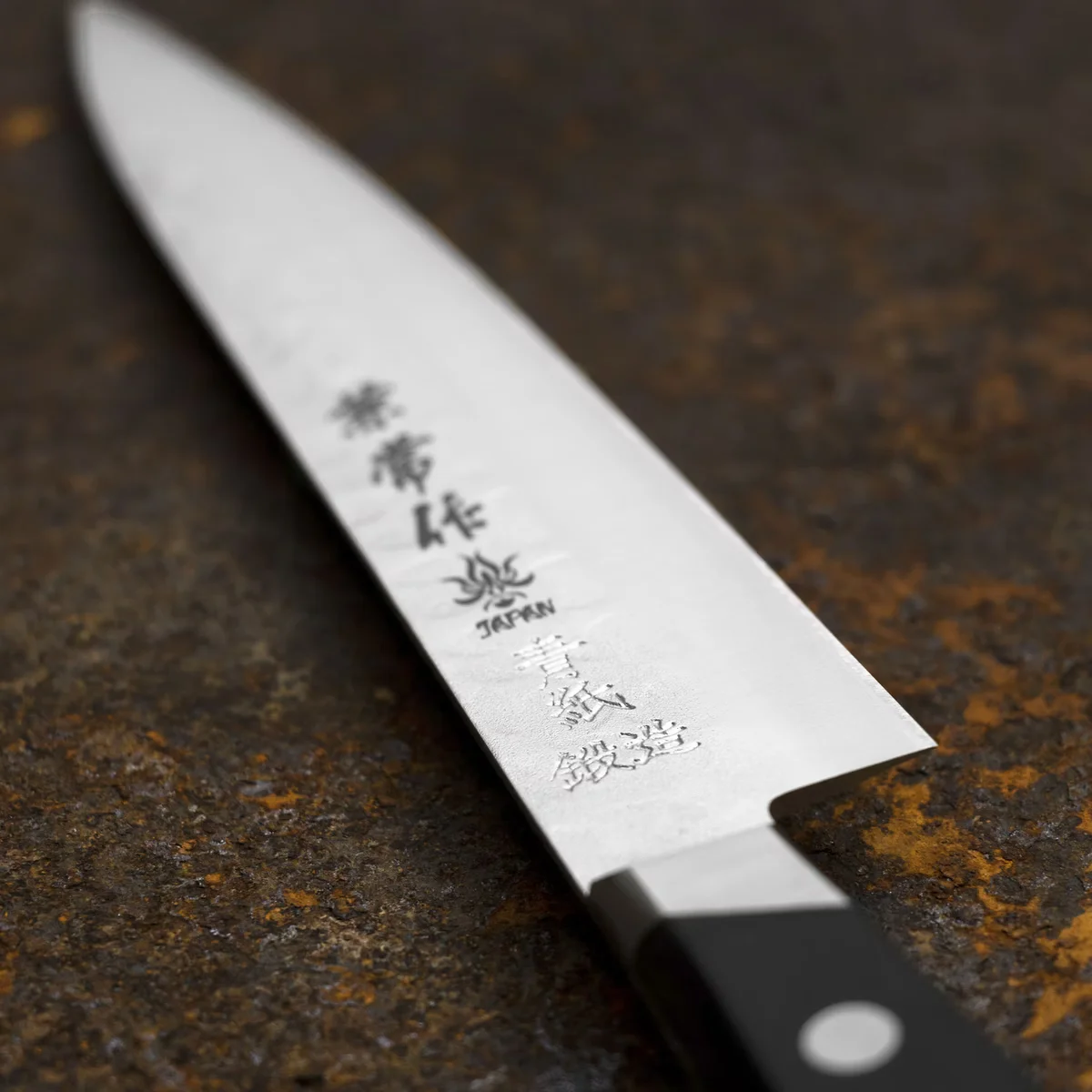 Kanetsune YH-3000 Nóż uniwersalny Petty Aogami#2/SS 13,5 cm — zdjęcie 3