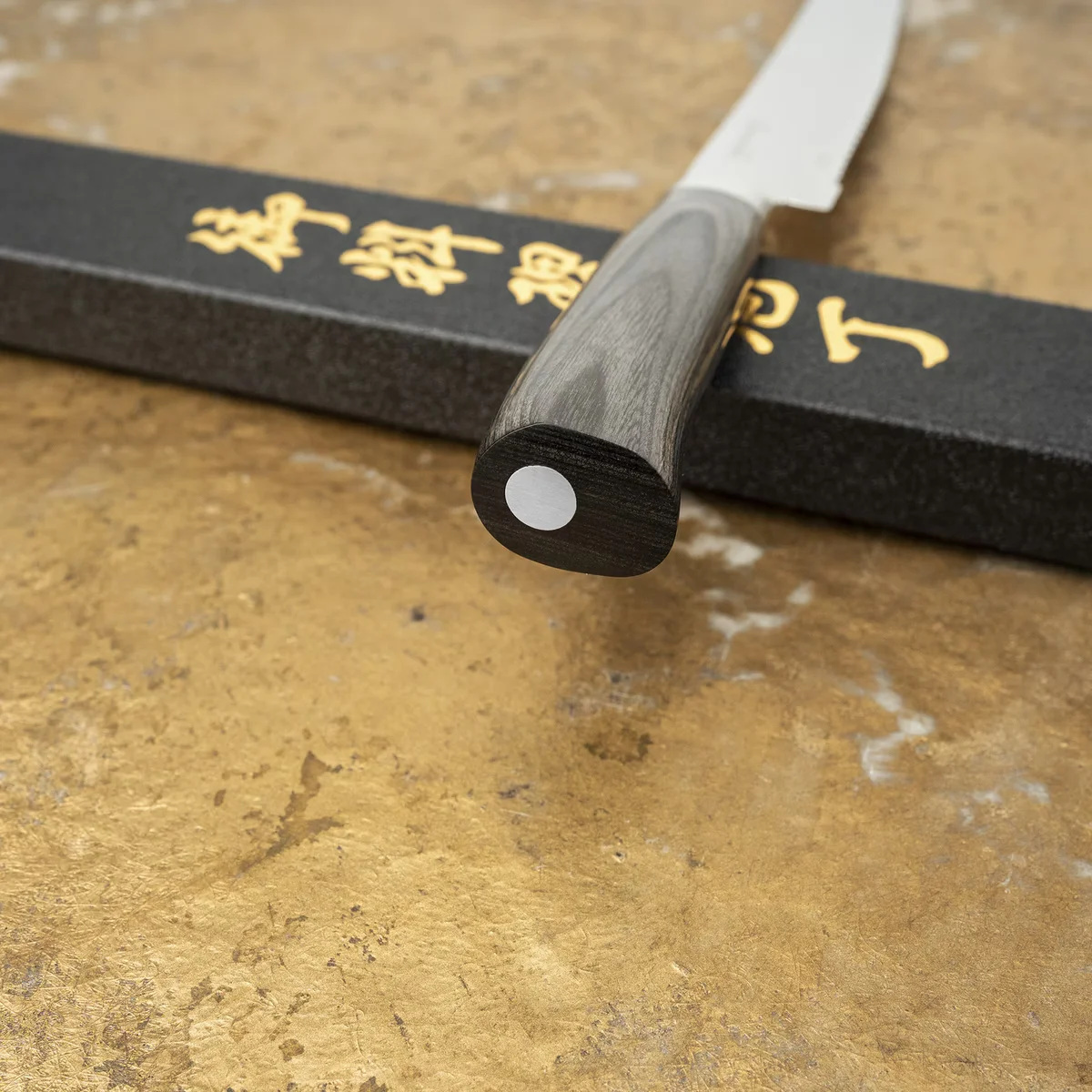 Tamahagane Tsubame Black VG-5 Nóż do chleba 23 cm — zdjęcie 5