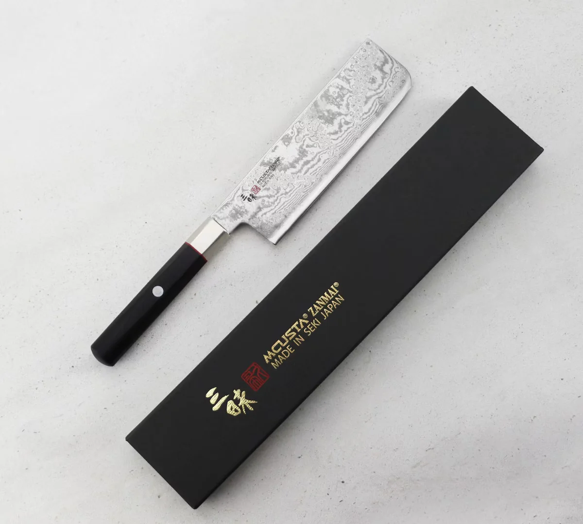 Mcusta Zanmai VG-10 Splash Nóż Nakiri 16,5 cm — zdjęcie 2