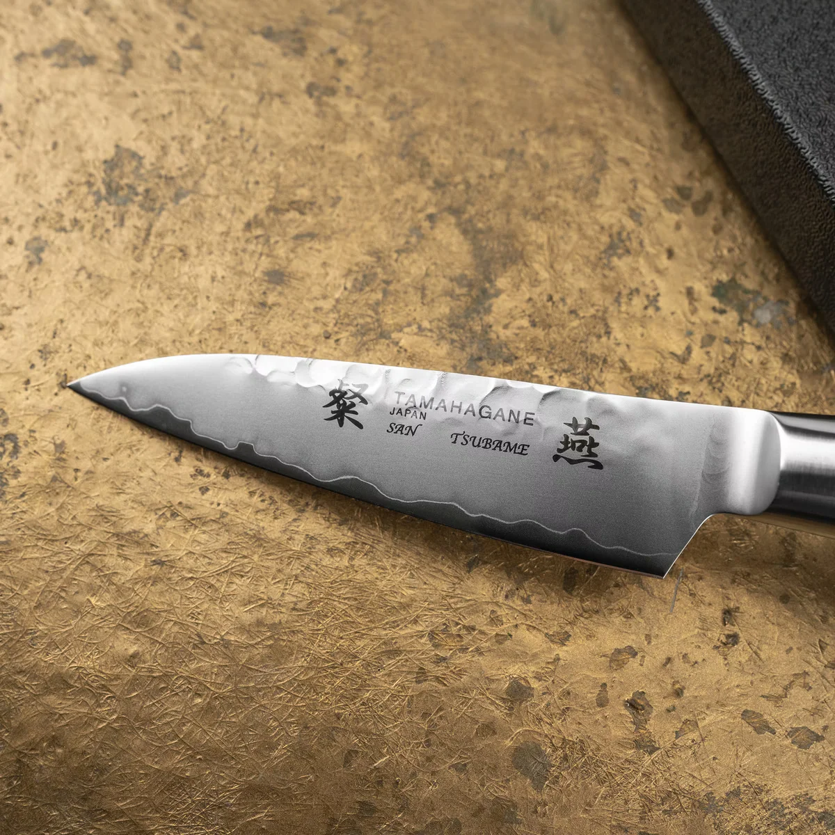 Tamahagane Tsubame Black VG-5 Nóż do obierania 9 cm — zdjęcie 3