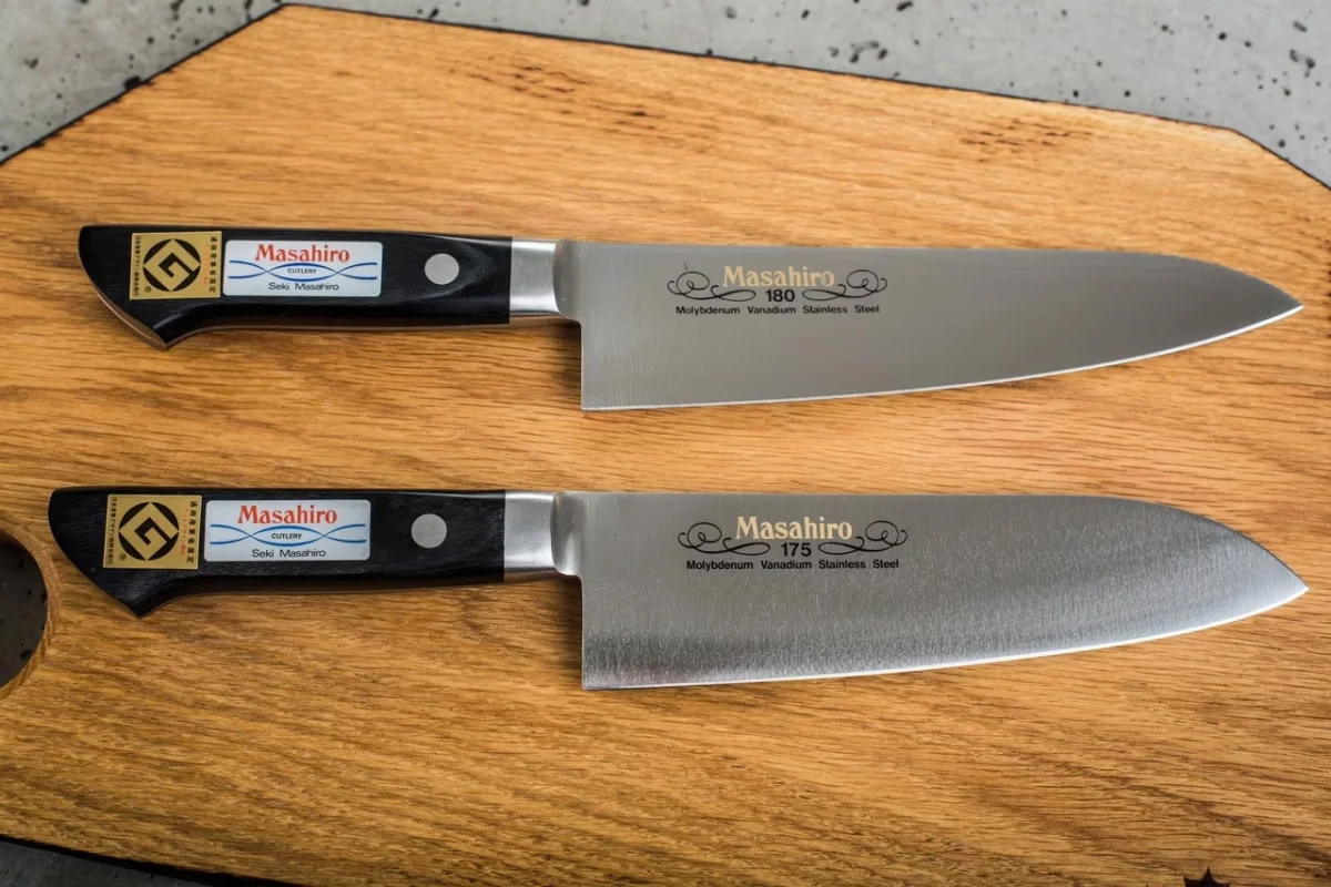 Masahiro MV Santoku Nóż Kuchenny 17.5 cm — zdjęcie 7