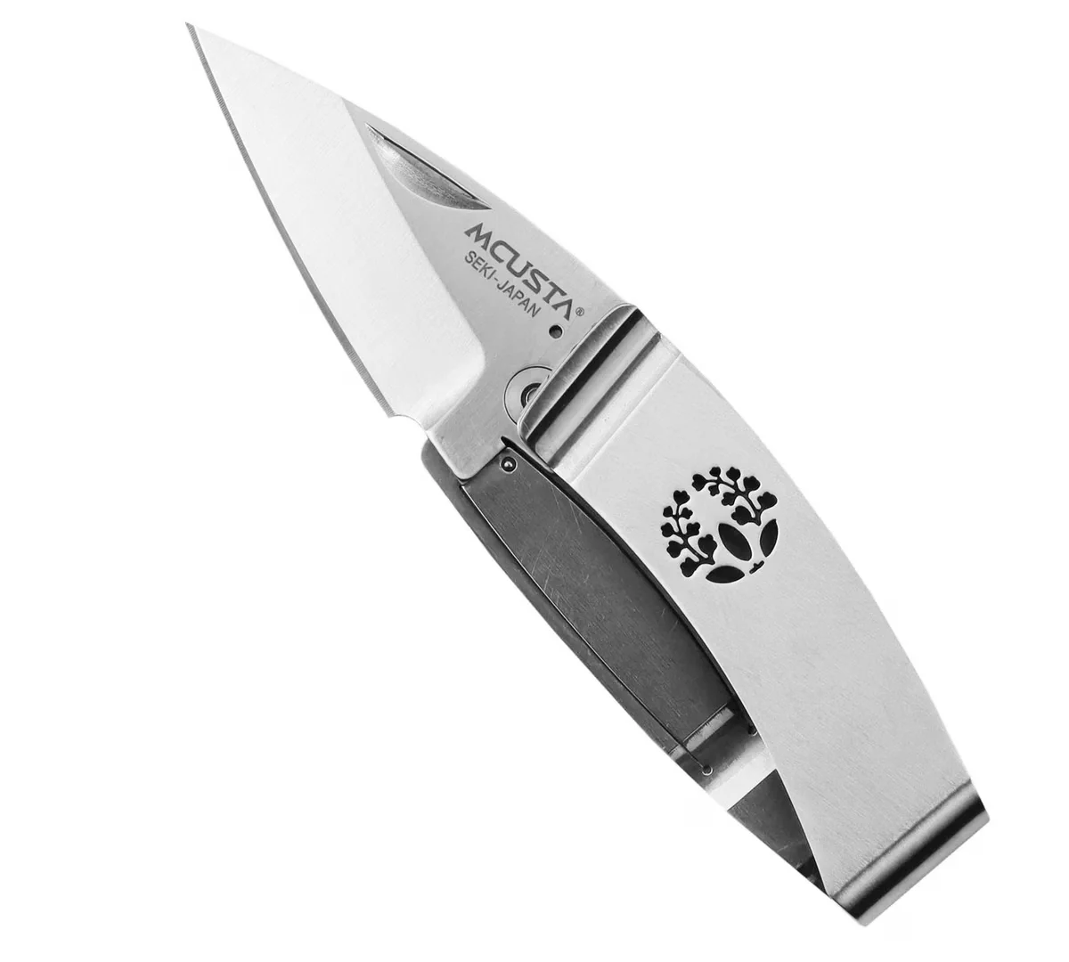 Mcusta Money Klip Fuji Nóż Składany AUS-8 Ostrze 5 cm