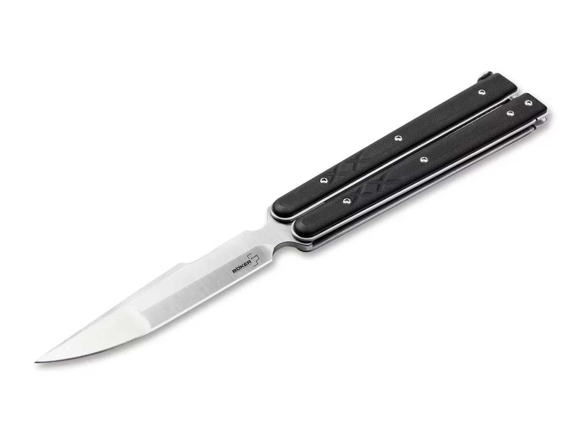 Nóż Balisong Böker Plus Tactical z Łożyskami, Duży