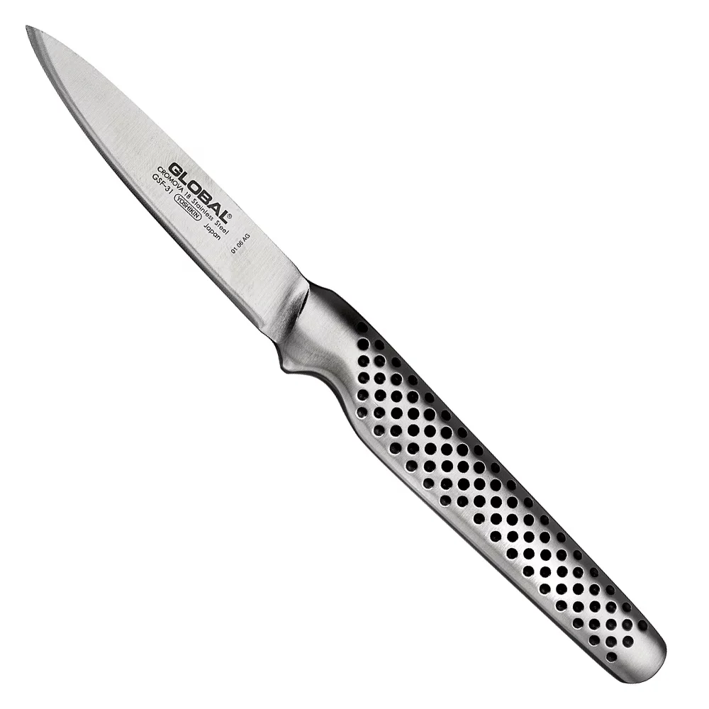 Nóż kuchenny do obierania Global GSF-31, ostrze 8 cm, z przedłużoną rękojeścią