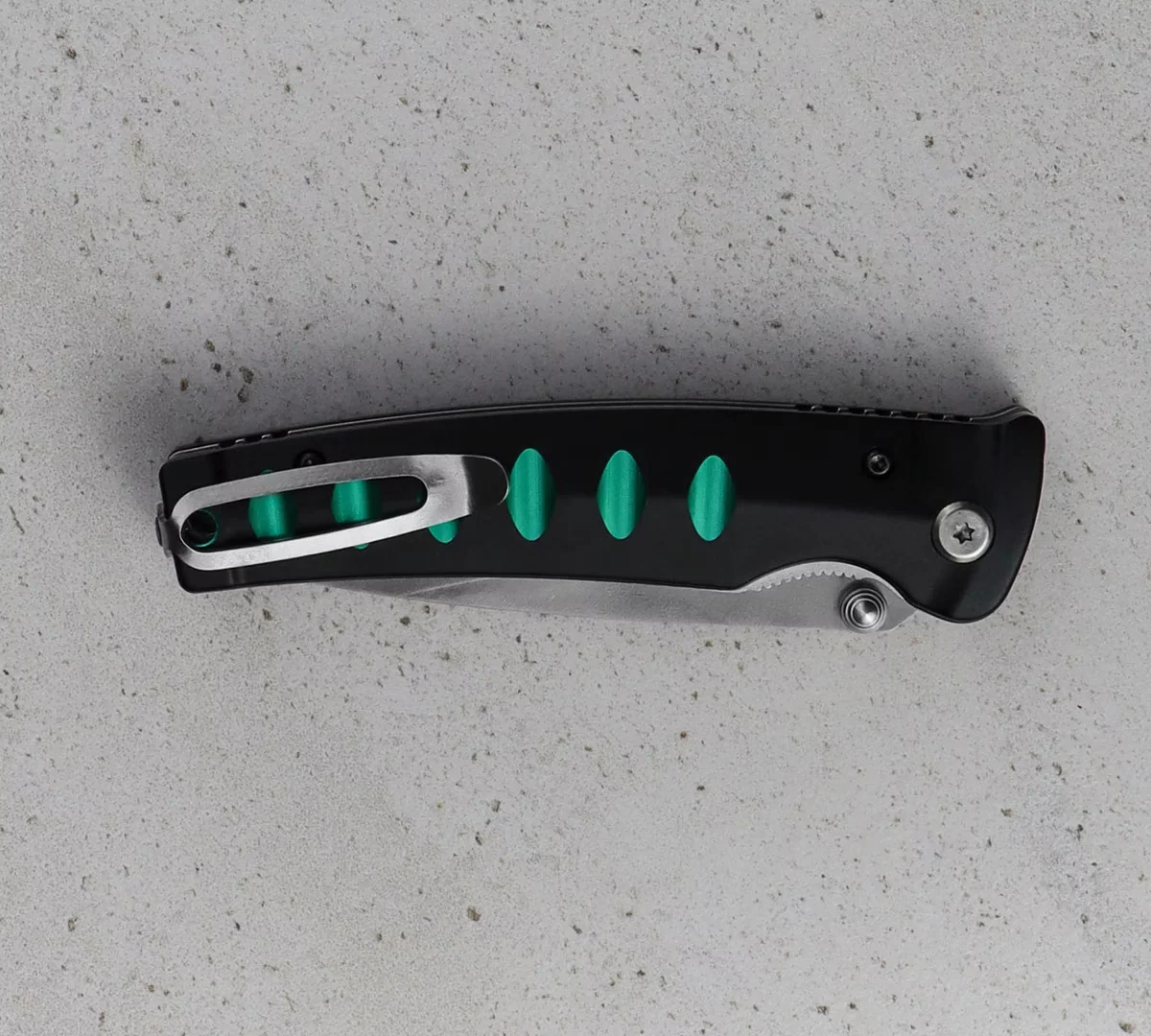 Mcusta Katana VG-10 Nóż Składany Czarno-Zielony 8,5 cm — zdjęcie 9