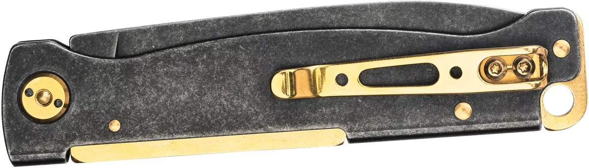 Nóż składany Böker Plus Atlas Black Stonewash Brass — zdjęcie 6